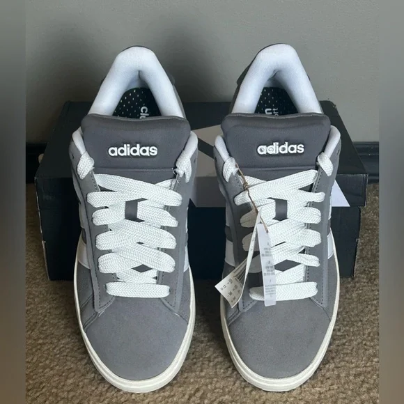 Adidas Men's Grand Court Alpha 00s Classic Gray and White Sneakers size 11 - Picture 8 of 12